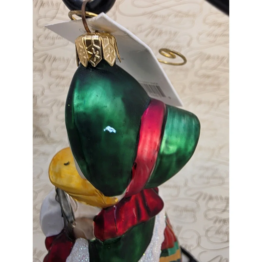 Christopher Radko Disney Caroler Daisy Duck Christmas Glass Ornament 6.5